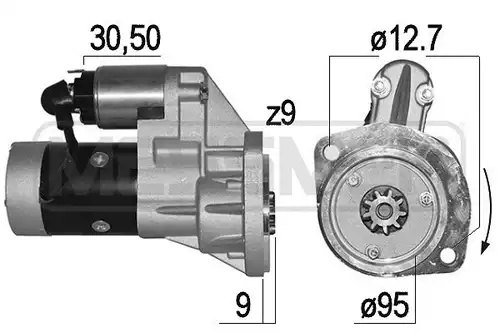 стартер WILMINK GROUP WG2012667