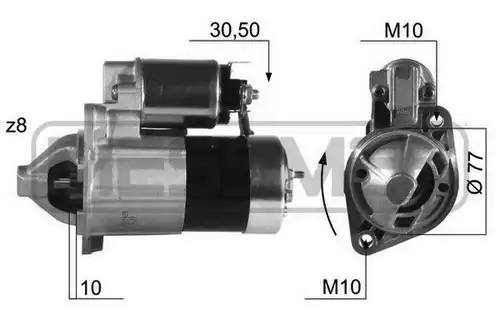 стартер WILMINK GROUP WG2012948