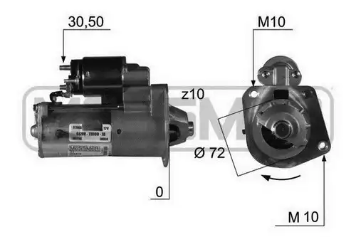 стартер WILMINK GROUP WG2012970