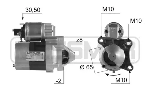 стартер WILMINK GROUP WG2012992