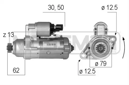 стартер WILMINK GROUP WG2013155