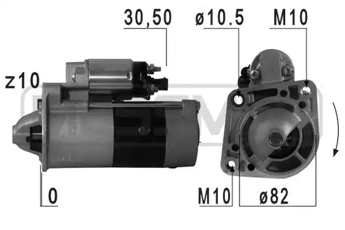 стартер WILMINK GROUP WG2013255