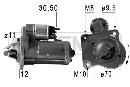 стартер WILMINK GROUP WG2013279