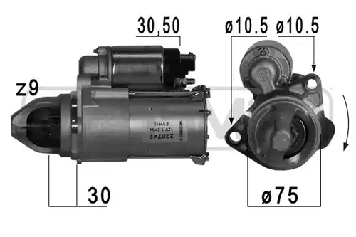 стартер WILMINK GROUP WG2013306