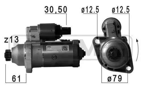 стартер WILMINK GROUP WG2013323