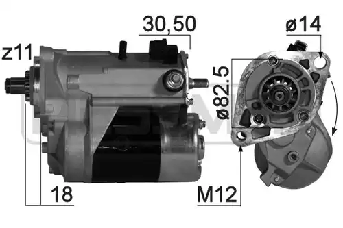 стартер WILMINK GROUP WG2013355