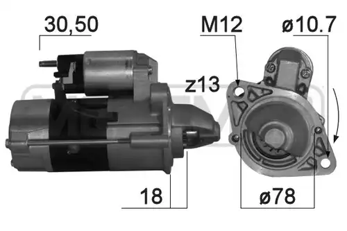 стартер WILMINK GROUP WG2013367