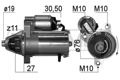 стартер WILMINK GROUP WG2013400