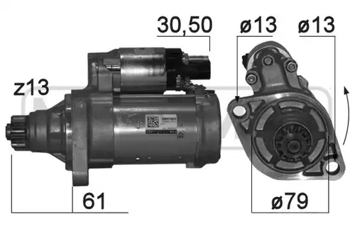 стартер WILMINK GROUP WG2013433