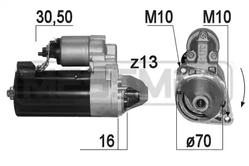 стартер WILMINK GROUP WG2013436