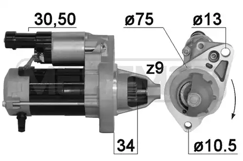 стартер WILMINK GROUP WG2013452