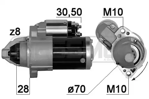 стартер WILMINK GROUP WG2013455