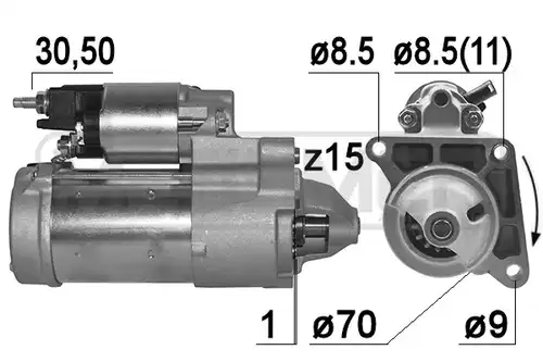 стартер WILMINK GROUP WG2013540