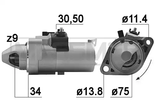 стартер WILMINK GROUP WG2013551