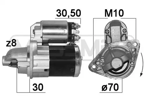 стартер WILMINK GROUP WG2013563