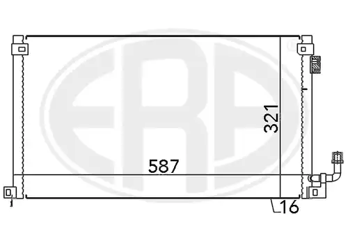 кондензатор, климатизация WILMINK GROUP WG2016751