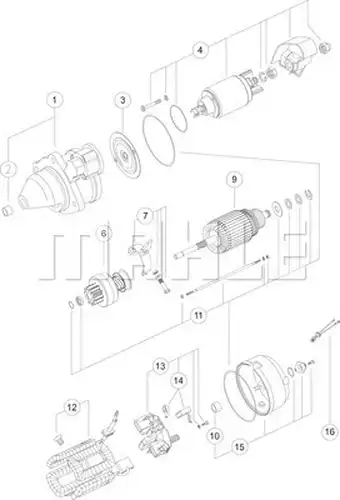 стартер WILMINK GROUP WG2044948