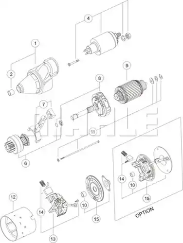 стартер WILMINK GROUP WG2045126