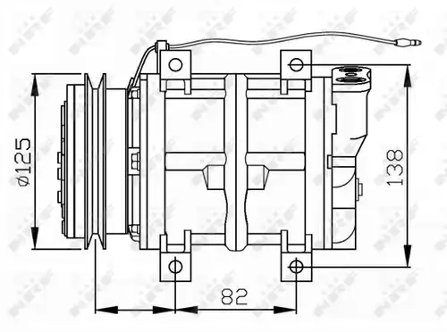 компресор за климатик WILMINK GROUP WG2159572