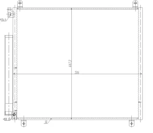 кондензатор, климатизация WILMINK GROUP WG2160754