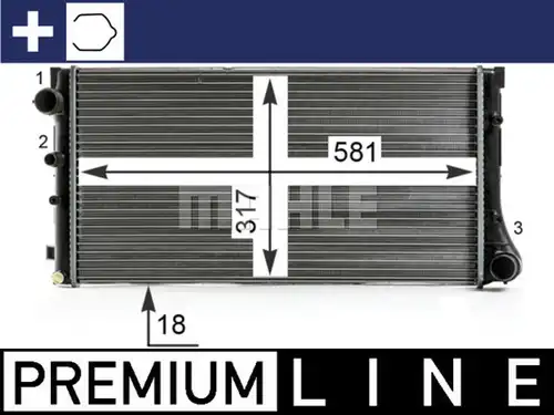 воден радиатор WILMINK GROUP WG2182318