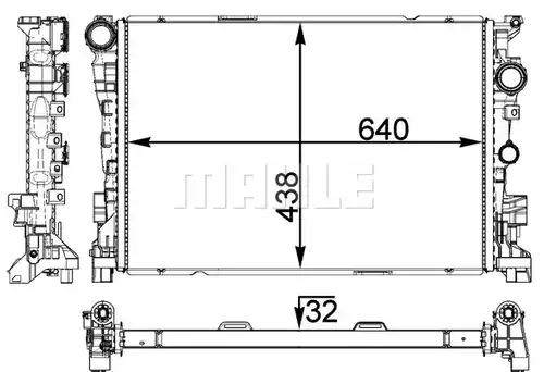 воден радиатор WILMINK GROUP WG2182869