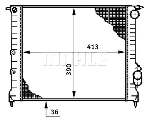 воден радиатор WILMINK GROUP WG2183083