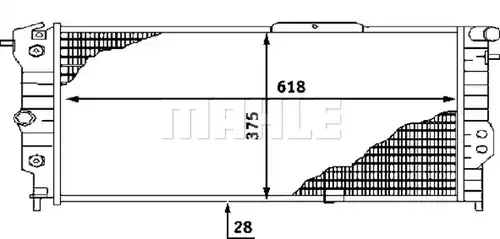 воден радиатор WILMINK GROUP WG2183613