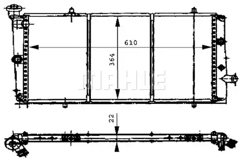 воден радиатор WILMINK GROUP WG2183617