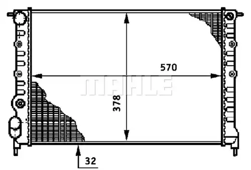 воден радиатор WILMINK GROUP WG2183846