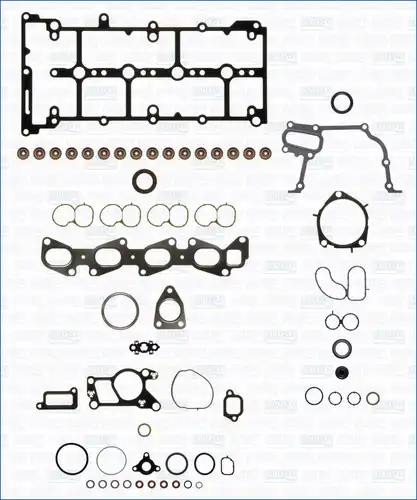 пълен комплект гарнитури, двигател WILMINK GROUP WG2365642