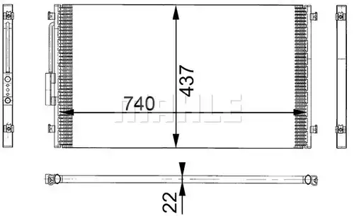 кондензатор, климатизация WILMINK GROUP WG2368825