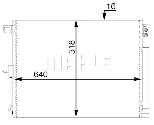 кондензатор, климатизация WILMINK GROUP WG2368950