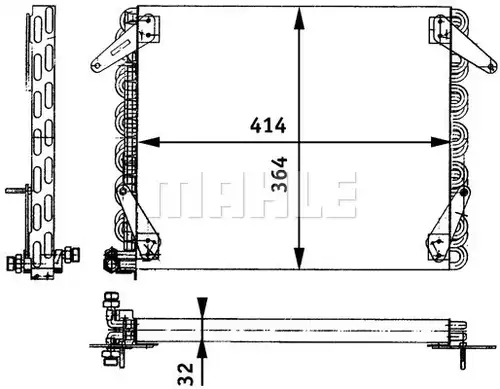 кондензатор, климатизация WILMINK GROUP WG2369110