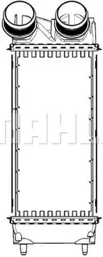 интеркулер (охладител за въздуха на турбината) WILMINK GROUP WG2370808