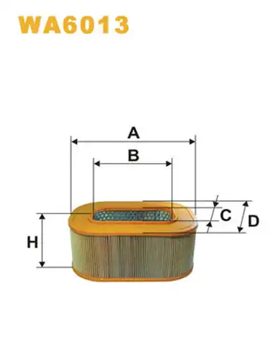 въздушен филтър WIX FILTERS WA6013