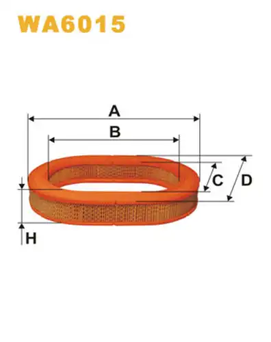 въздушен филтър WIX FILTERS WA6015