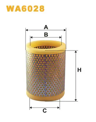 въздушен филтър WIX FILTERS WA6028