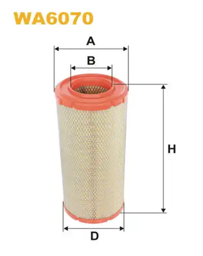 въздушен филтър WIX FILTERS WA6070