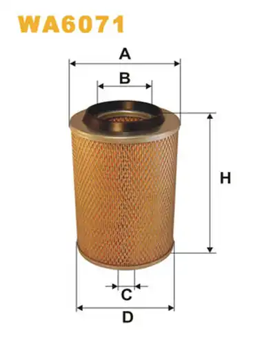 въздушен филтър WIX FILTERS WA6071