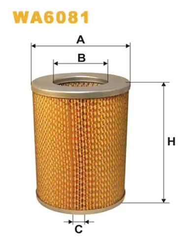 въздушен филтър WIX FILTERS WA6081