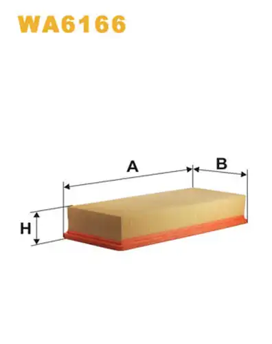 въздушен филтър WIX FILTERS WA6166