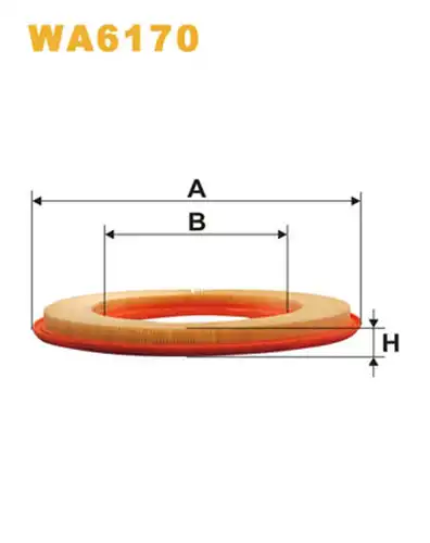 въздушен филтър WIX FILTERS WA6170