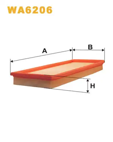 въздушен филтър WIX FILTERS WA6206