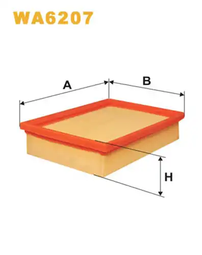 въздушен филтър WIX FILTERS WA6207