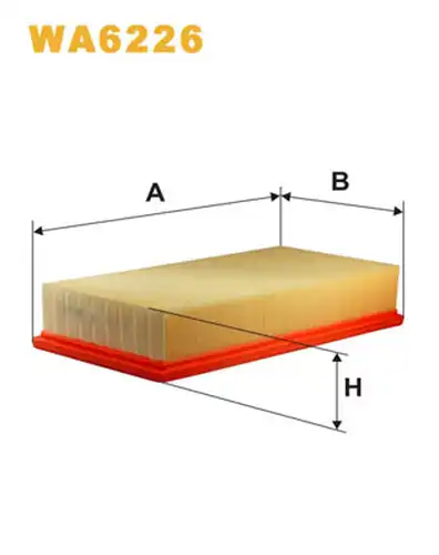 въздушен филтър WIX FILTERS WA6226