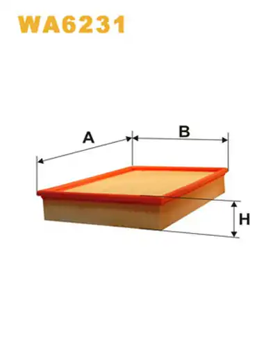 въздушен филтър WIX FILTERS WA6231