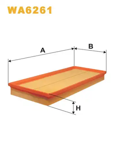 въздушен филтър WIX FILTERS WA6261