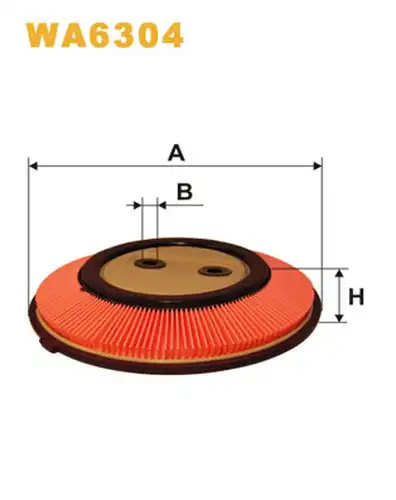 въздушен филтър WIX FILTERS WA6304