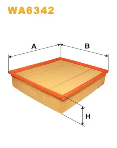 въздушен филтър WIX FILTERS WA6342